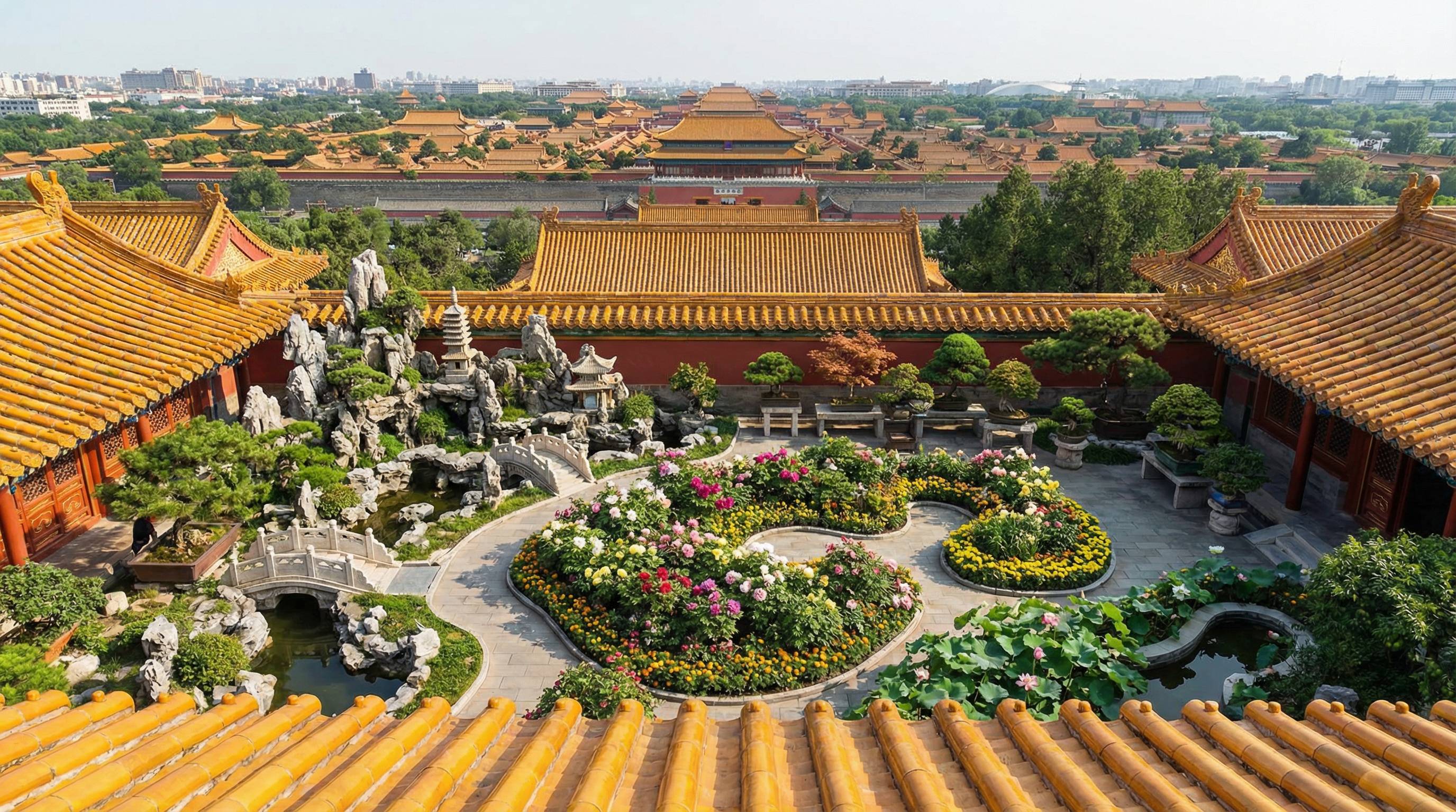 91植物视频 - 皇家园林航拍视频